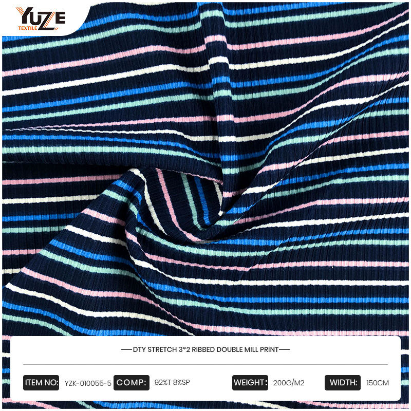 YZK-010055-5 DTY 3*2 리브 2면 브러시 프린트