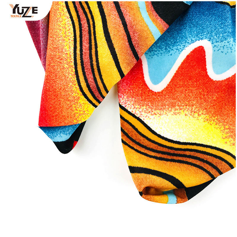 YZS20-378-2 FDY 스판덱스 프린트