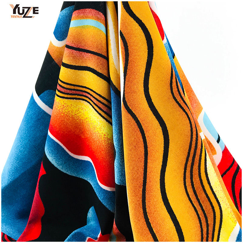 YZS20-378-2 FDY 스판덱스 프린트