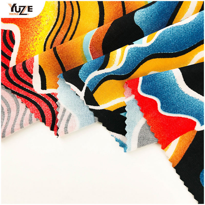 YZS20-378-2 FDY 스판덱스 프린트