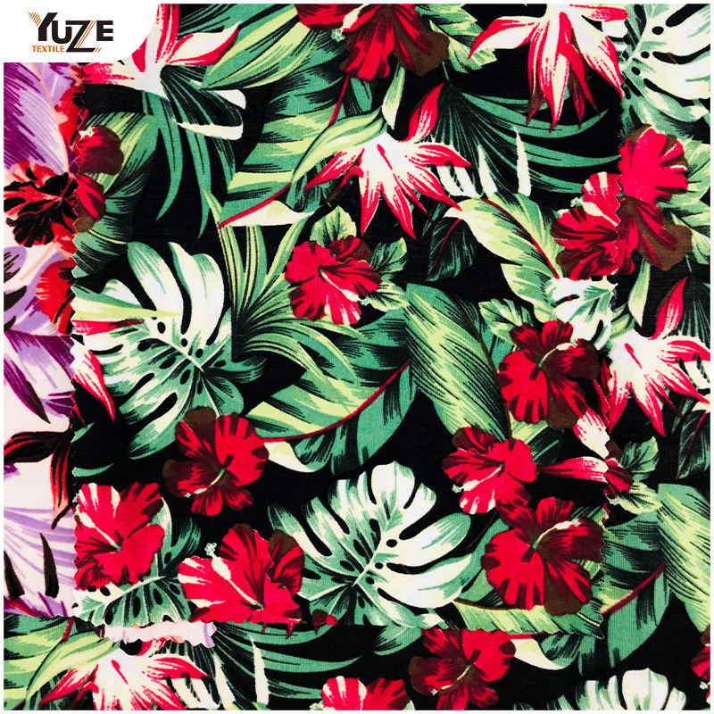 YZS20-385-4 FDY 스판덱스 프린트