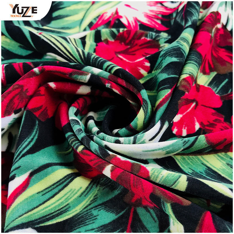 YZS20-385-4 FDY 스판덱스 프린트