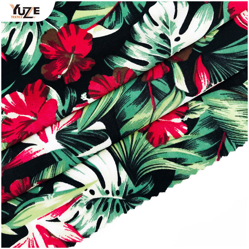 YZS20-385-4 FDY 스판덱스 프린트