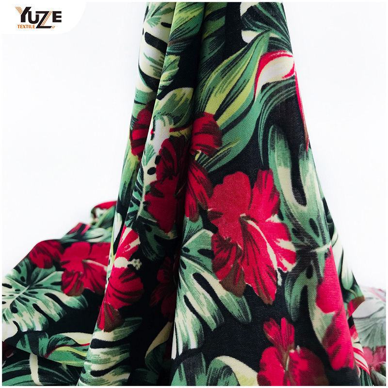 YZS20-385-4 FDY 스판덱스 프린트