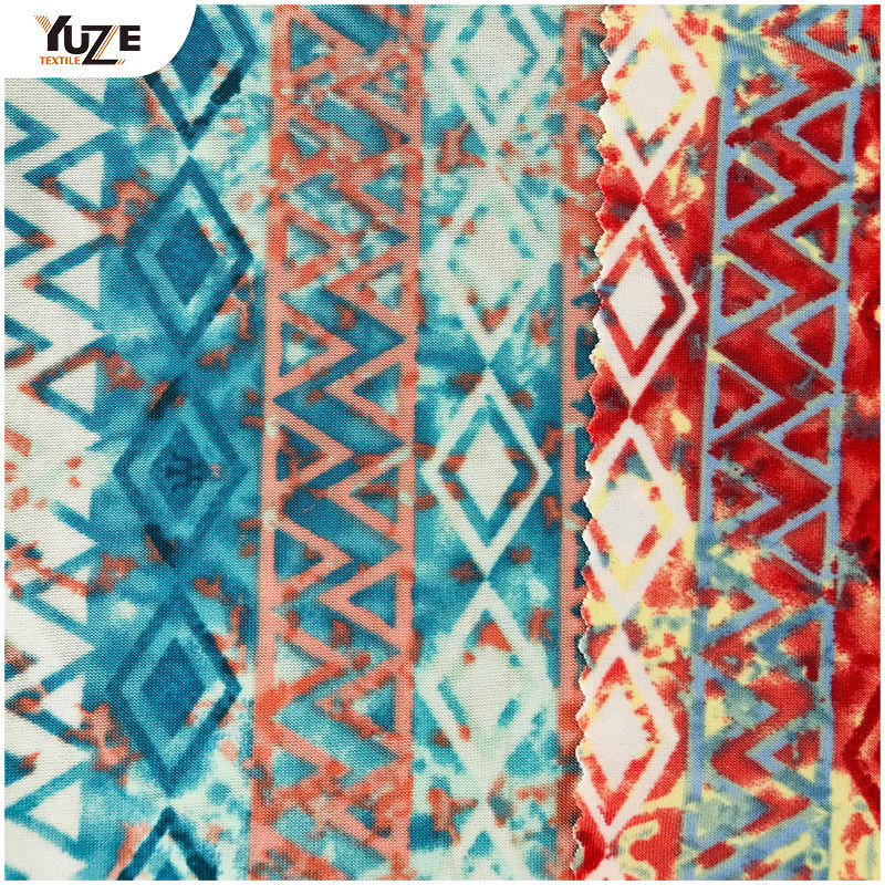 YZS20-528-4 FDY 스판덱스 프린트