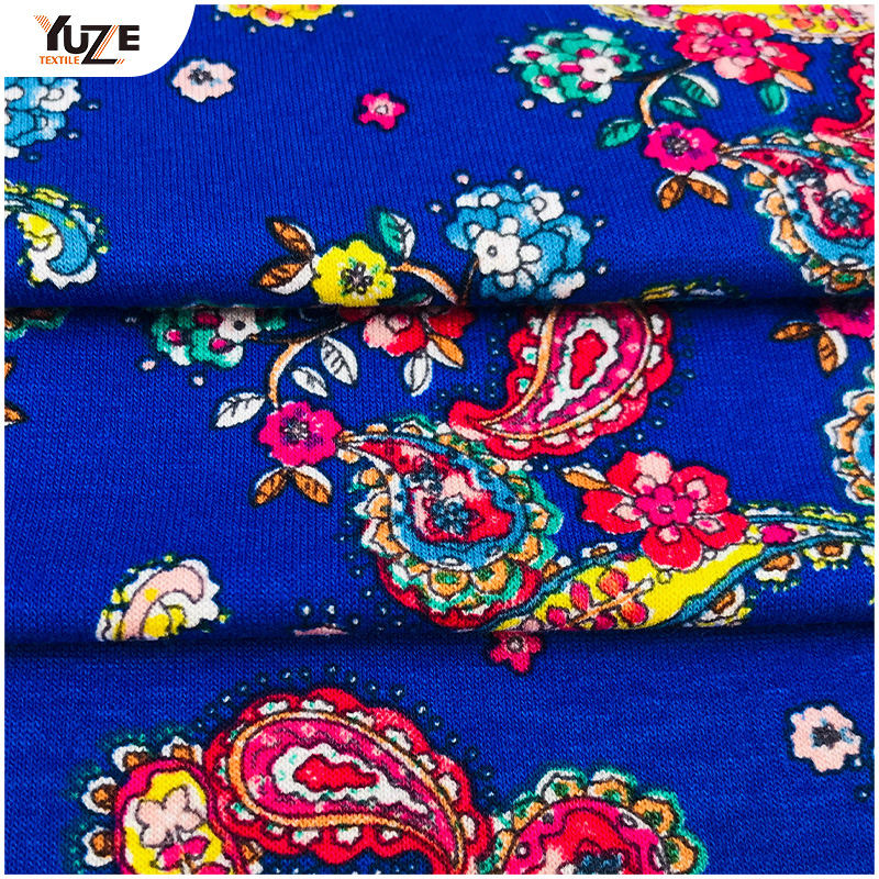 YZS16-319 RAYON OE 스판덱스 프린트