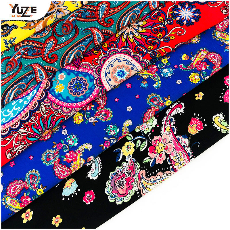 YZS16-319 RAYON OE 스판덱스 프린트