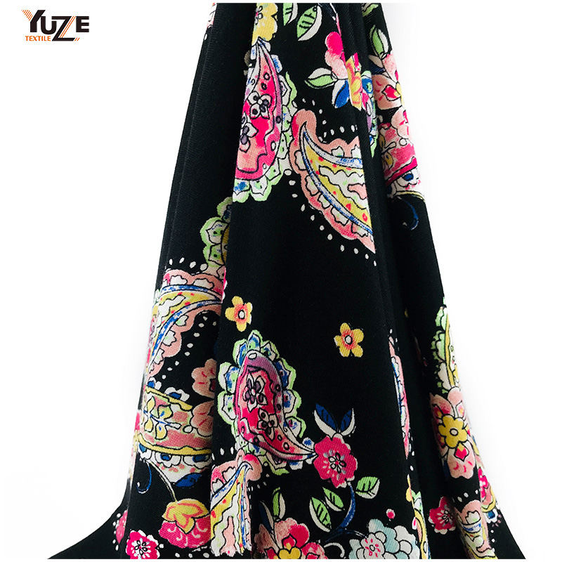 YZS20-119 RAYON OE 스판덱스 프린트