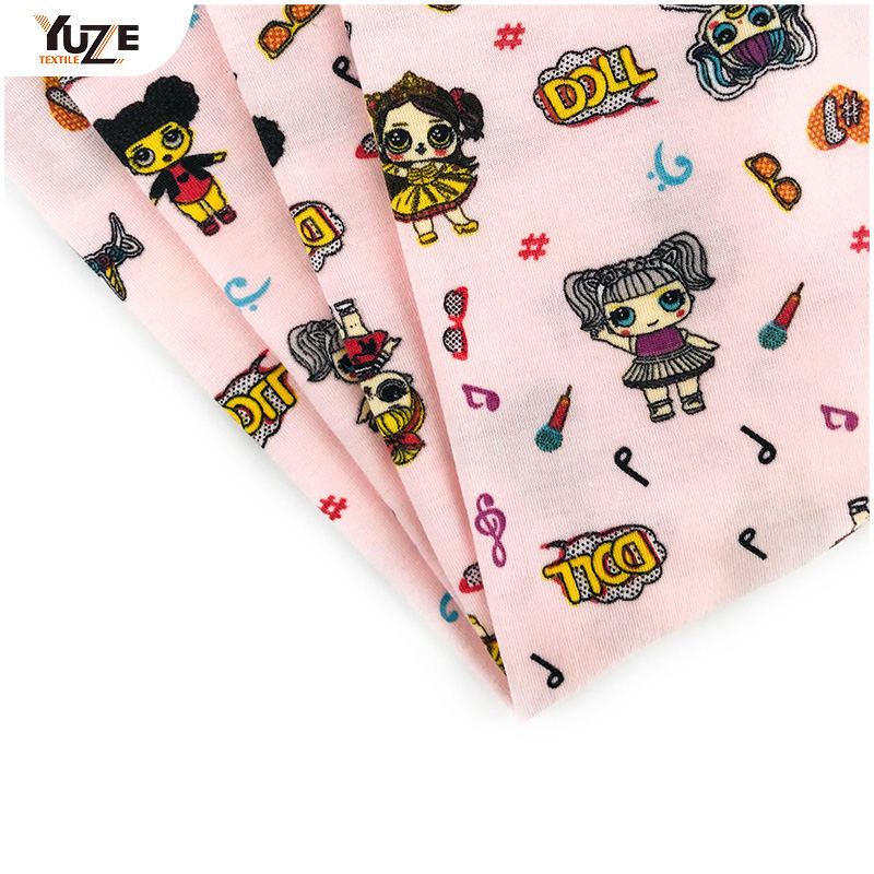 YZS20-726 폴리 스펀 스판덱스 프린트