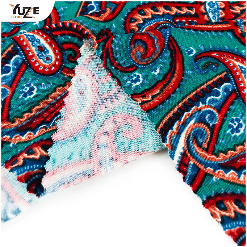 YZS21-125 RAYON OE 스판덱스 프린트