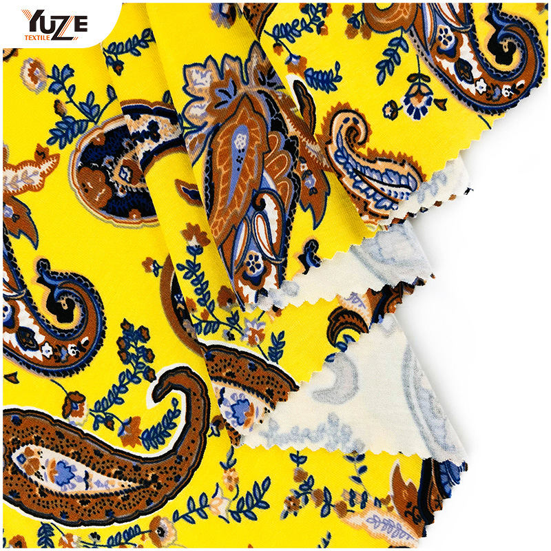 YZS21-125-2 RAYON OE 스판덱스 프린트