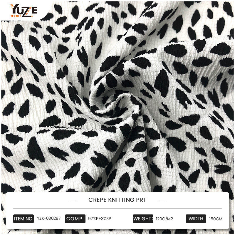 YZK-030287 Crepe Knitting Prt