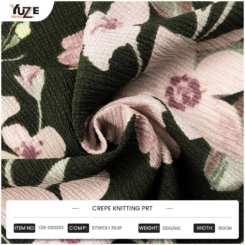 YZK-030293 Crepe Knitting Prt