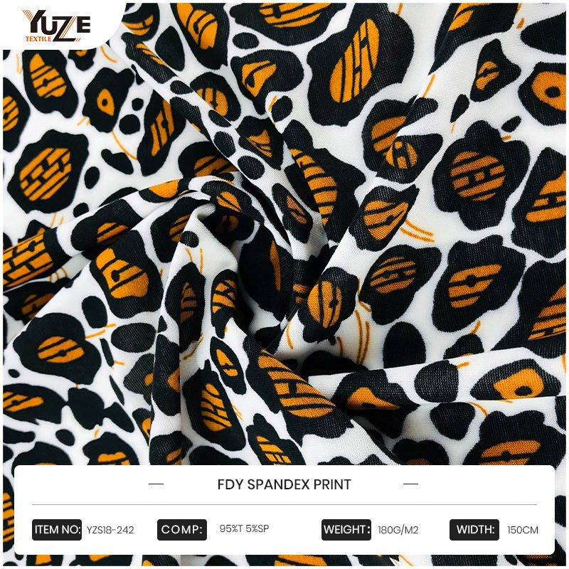 YZS18-242 FDY 스판덱스 프린트