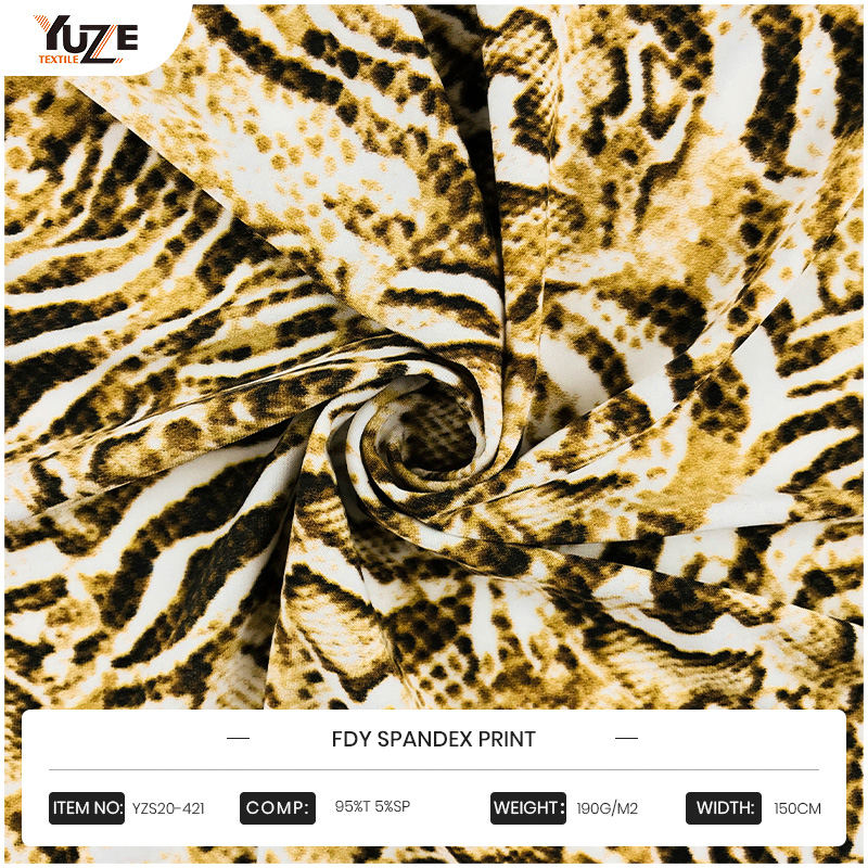 YZS20-421 FDY 스판덱스 프린트