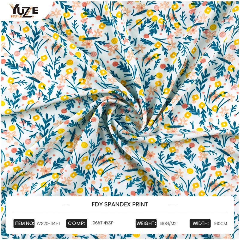 YZS20-441-1 FDY 스판덱스 프린트