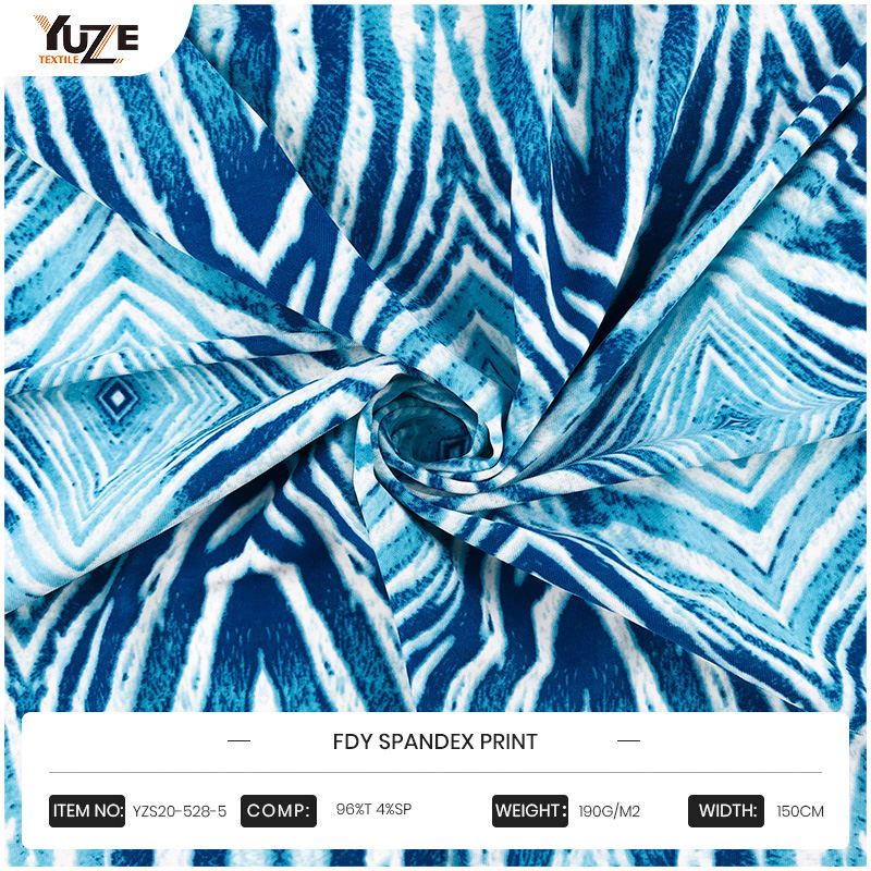 YZS20-528-5 FDY 스판덱스 프린트
