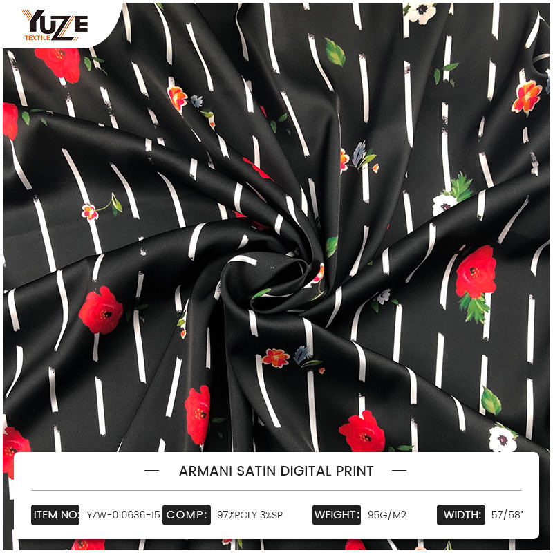YZW-010636-15 ARMANI SATIN 디지털 프린트