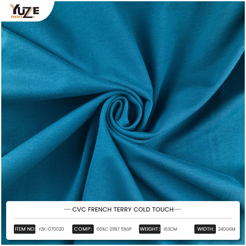 YZK-070020 CVC 프랑스 테리 콜드 터치