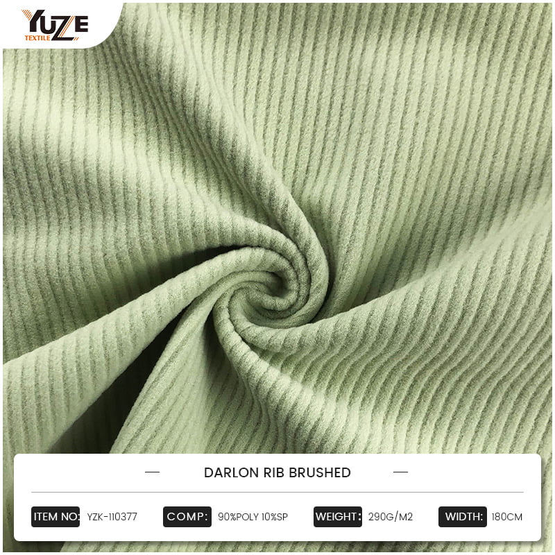 YZK-110377 DARLON RIB BROSHED