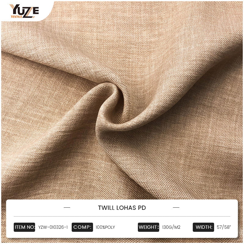 YZW-010326-1 Twill Lohas Pd