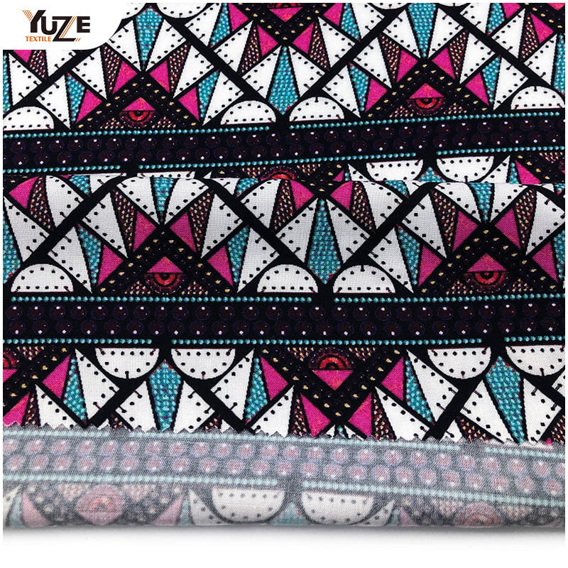 YZW-020612-30 Rayon Poplin 디지털 인쇄