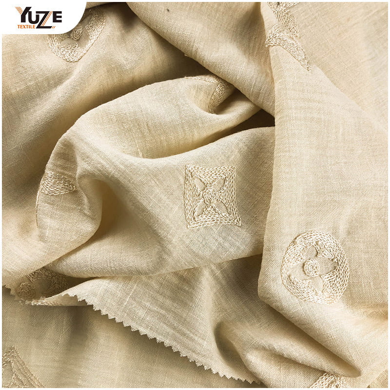 YZW-030069-1 리넨 룩 공기 흐름 EMB