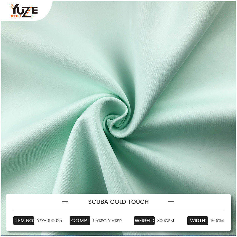 Scuba Cold Touch Double Side Fabric은 액티브웨어에서 편안함과 성능을 혁신합니다.